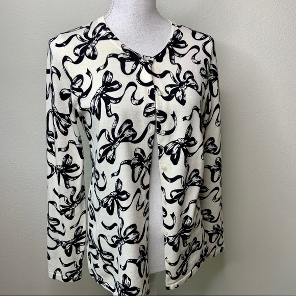 Talbots Sweaters - Talbots Ribbon Cardigan Small